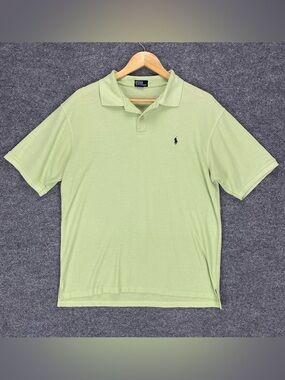Polo Ralph Lauren Shirt Men’s XL* Lime Green Vintage Made In USA